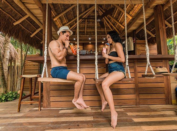 Hotel Carolina Bacalar Eksteriør bilde