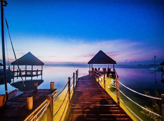 Hotel Carolina Bacalar Eksteriør bilde