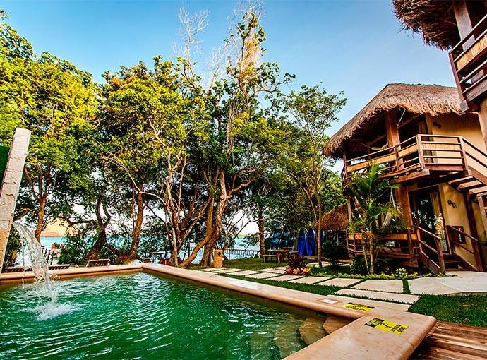 Hotel Carolina Bacalar Eksteriør bilde