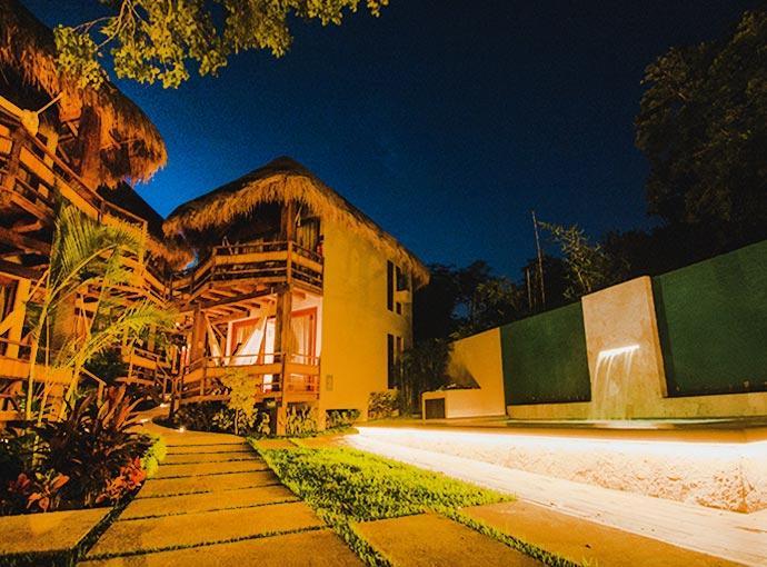 Hotel Carolina Bacalar Eksteriør bilde