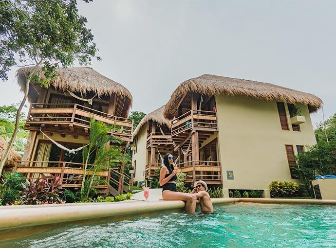 Hotel Carolina Bacalar Eksteriør bilde